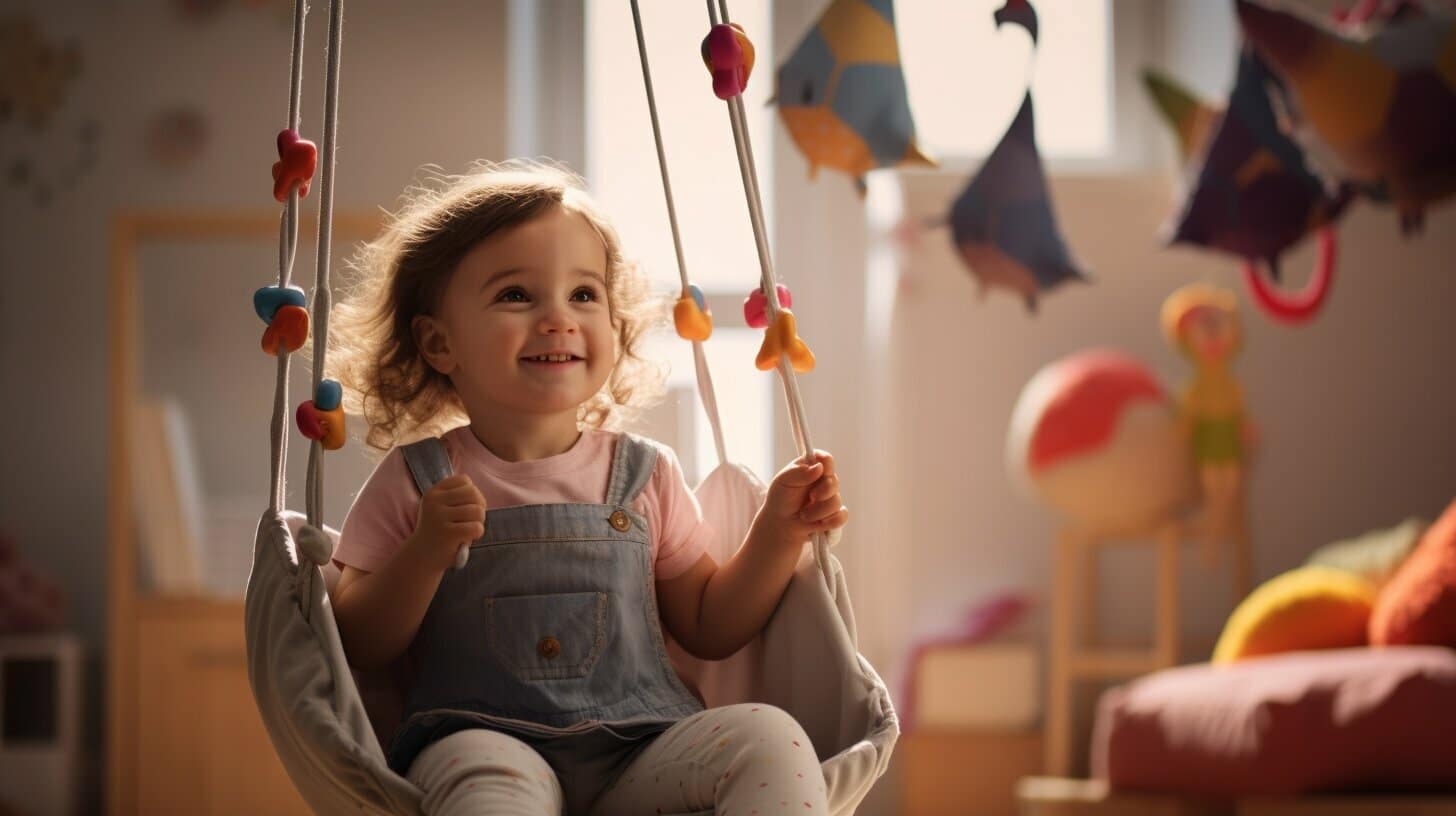 Therapeutic swings for sensory integration
