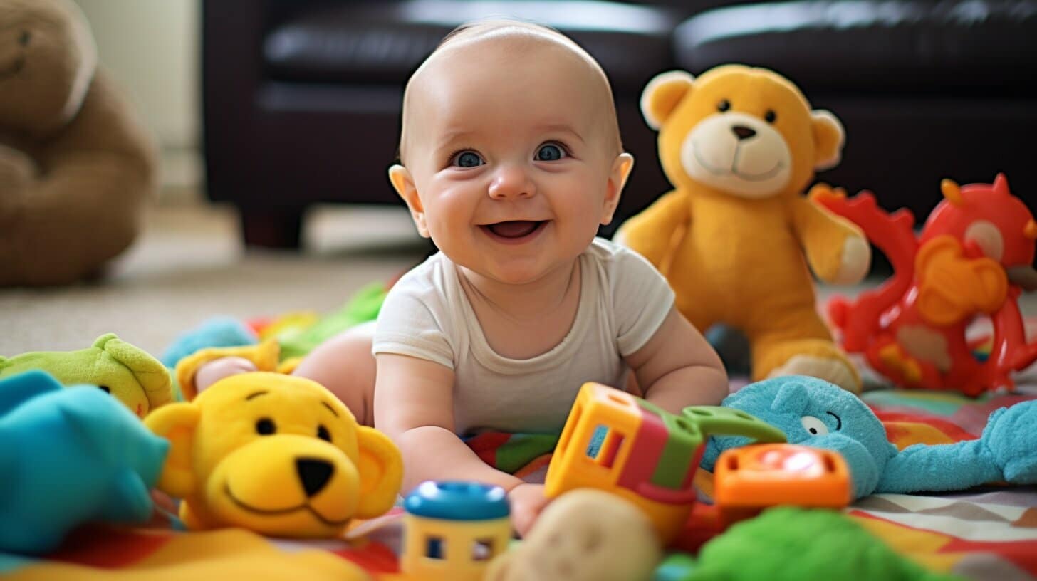 playing with babies
