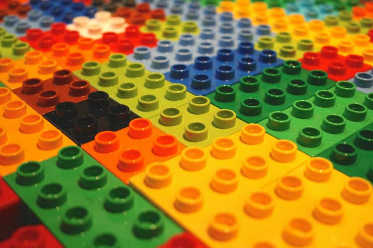 Lego colourful